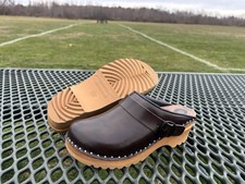 Swedish Clogs Troentorp Pull Up Size US Womens 6 / EU 36