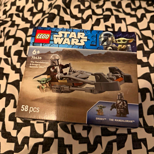 LEGO Star Wars 75436 The Mandalorian & Grogu Speeder Bike Set 58pcs 6+