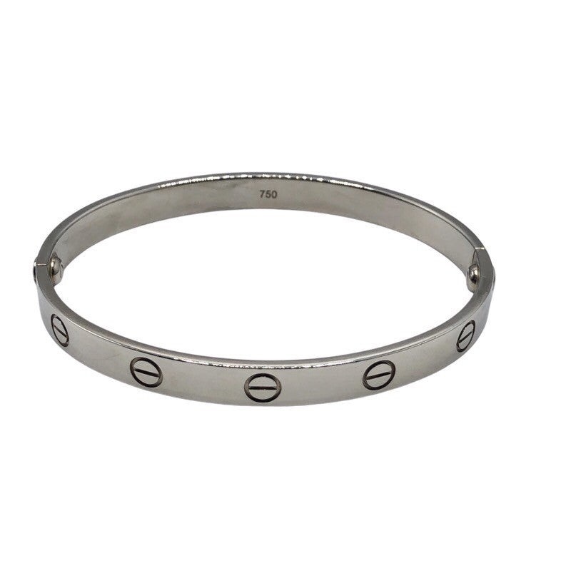 Cartier Love Bracelet in 18K White Gold Size 17
