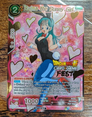 Bulma the Bunny Girl BT10-011 Gold Rare Tournament Promo Card Fest