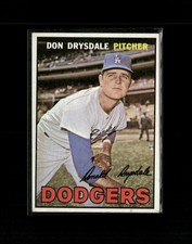 1967 Topps Don Drysdale Dodgers #55