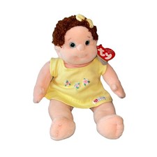 Muñeca de peluche TY Beanie Kid rizada de 10 pulgadas juguete para niña cumpleaños 2 de marzo '97 castaño rojizo
