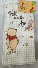Disney Winnie The Pooh Piglet Fall Is in the Air Kitchen Towels Holiday Gift NEW
