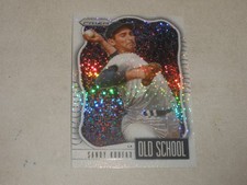 2021 Panini Prizm Old School White Sparkle Prizm #7 Sandy Koufax