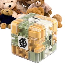 Maze Toy Interactive 3D Education Toy Roller Ball Puzzle Maze Cube for Classroom