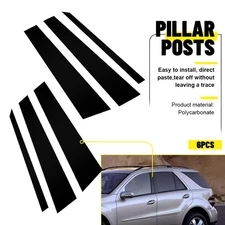 Car Pillar Posts Trim Decor Cover Accessories For 2006-2011 Benz M/ML Class W164