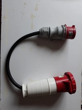 32A 5-Pin Plug to 63A 5-Pin Socket | 3 Phase Power Adapter Lead