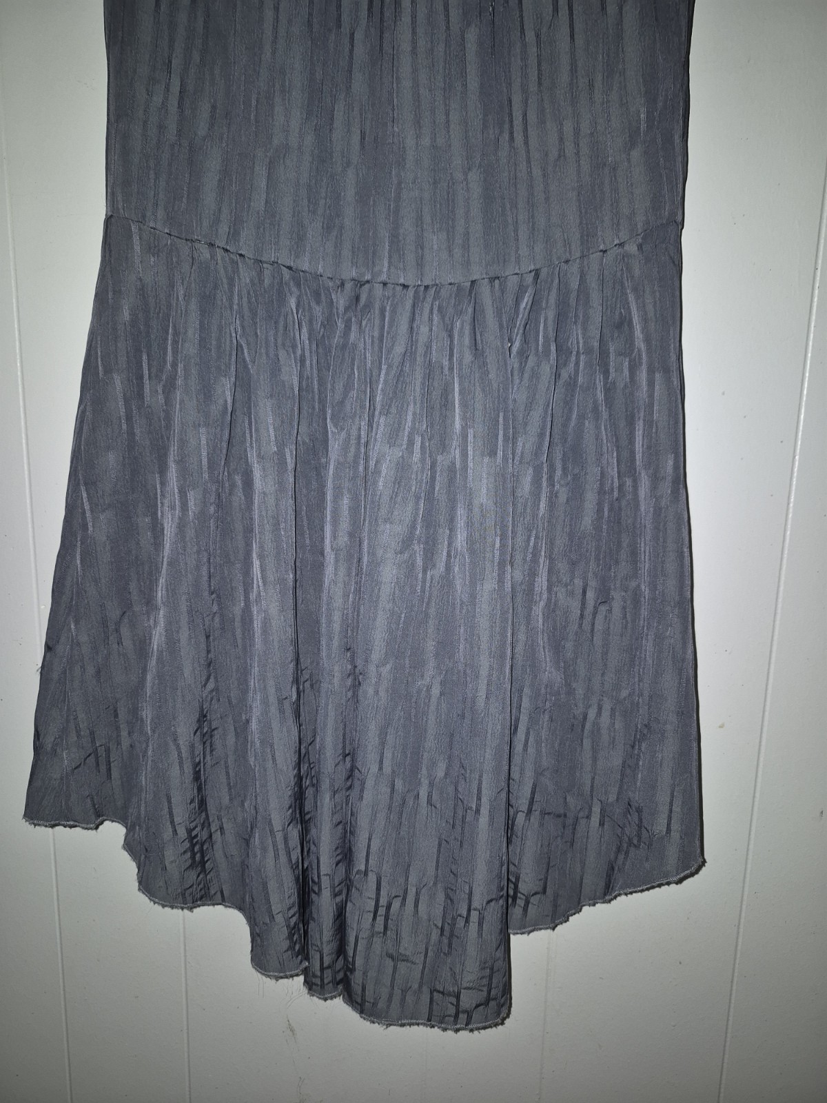 BCBGeneration Navy Ruffled Strapless Long Dress S… - image 6