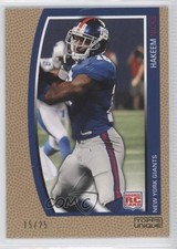 2009 Topps Unique Gold Reserve 15/25 Hakeem Nicks #160 7p8