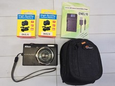 Nikon COOLPIX S570 12MP Compact Digital Camera 5x Optical Zoom with Battery Chgr