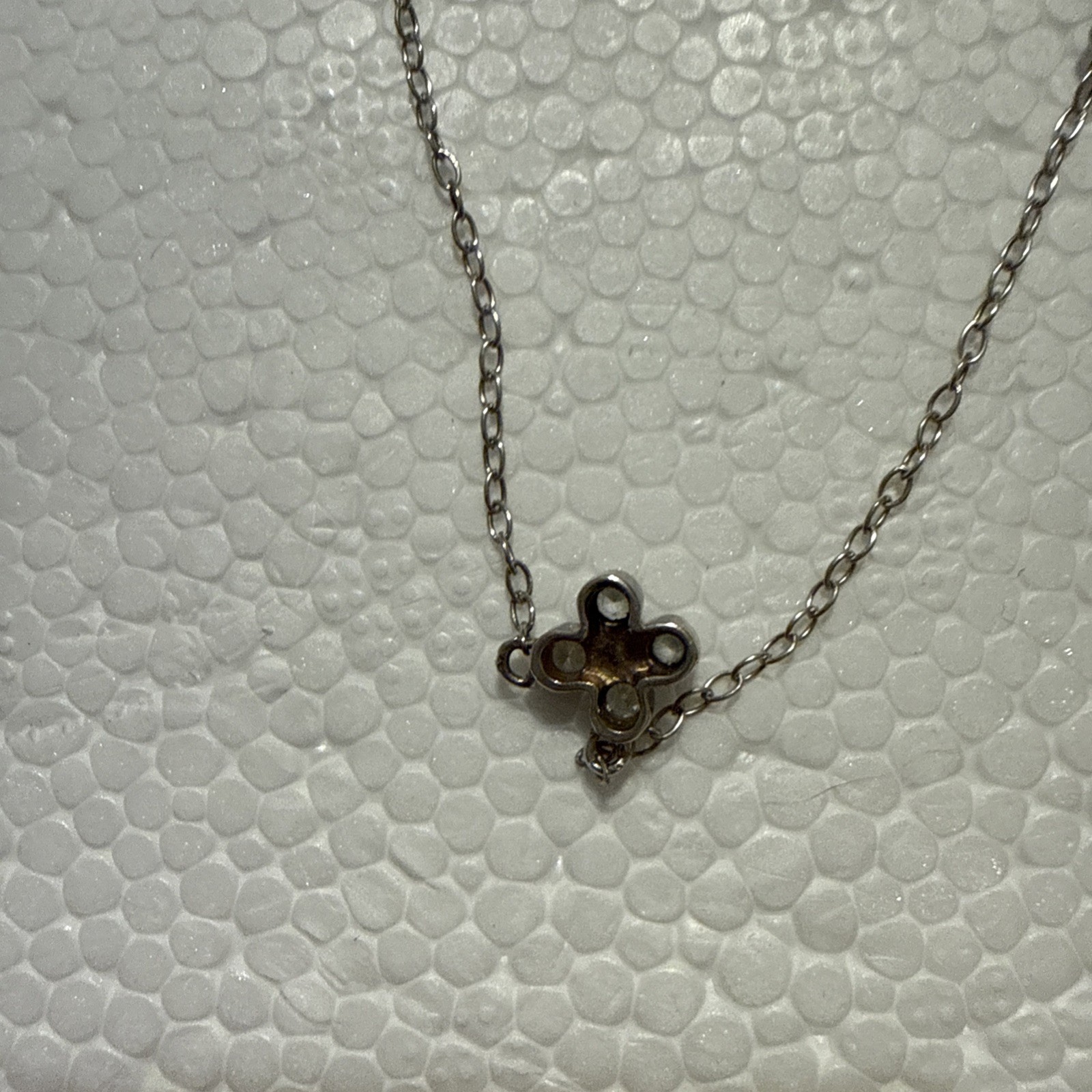 Sterling Silver Flower Neckless - image 5