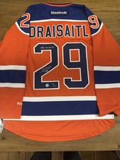 Leon Draisaitl Autographed Authentic Reebok Jerseys Inscription LE 3/29. COA AJ