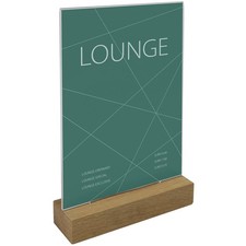 Tableau D'Affichage Sigel TA254 A5 en Verre et Bois 1 Pc