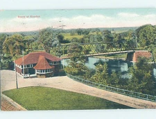 Divided-back BRIDGE BY THE RIVER Riverton by Falmouth & Portland ME s/20 AD7969