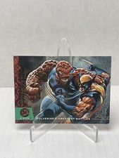 1994 Fleer Ultra Marvel XMen Wolverine's Greatest Battles Thing Wolverine 141