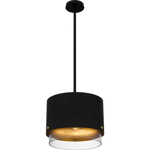 Matte Black Three Light Pendant from the Elio Collection - Picture 4 of 6