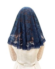 Lace Mantilla Veil Soft and comfortable 7 Colors Spanish Style Rose Lace Veil...