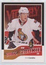 2011-12 Upper Deck Victory Rookie Black Erik Condra #234 0i7t