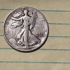 1943 WALKING LIBERTY HALF DOLLAR 90% SILVER GOOD CONDITION