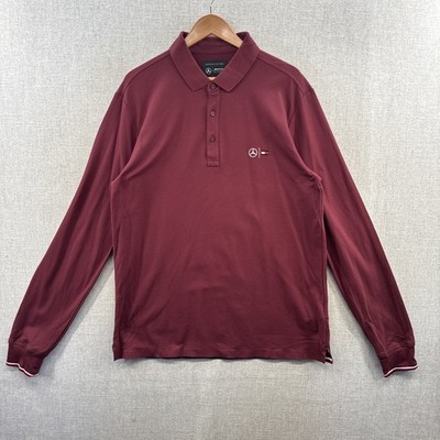 Mercedes AMG Petronas F1 Mercedes Polo Shirt 2XL Slim Muscle Red Tommy Hilfiger