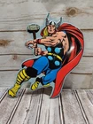 Marvel Mighty Thor Vintage Metal Tin Collectible Sign 12.5" x 8"