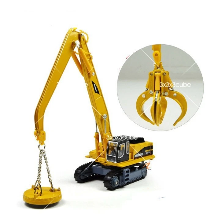 1:87 Grab & Magnet Attachment Crane Construction Equipment Diecast Model Tru - Image 2 of 4
