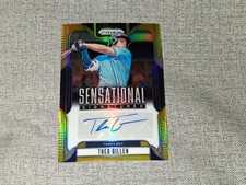 2025 Prizm Sensational Signatures Gold Prizm Autograph Rookie Theo Gillen RC /10