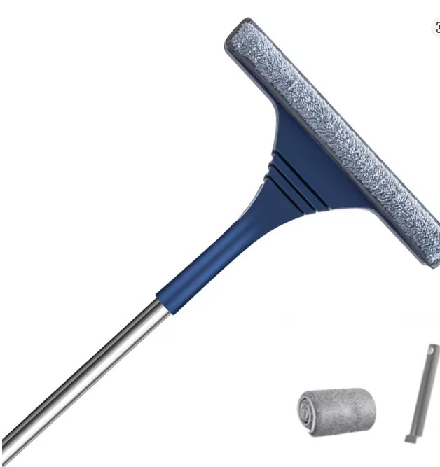 Anti-Slip Soft Rubber Window Glass Cleaner Scraper Household Tool