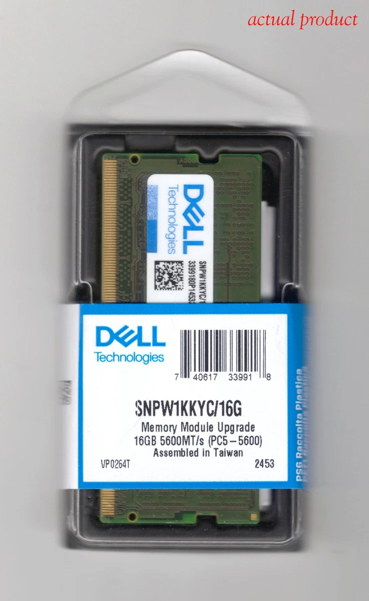 Dell SO-DIMM Computer Memory (RAM) 16 GB Total Capacity for sale