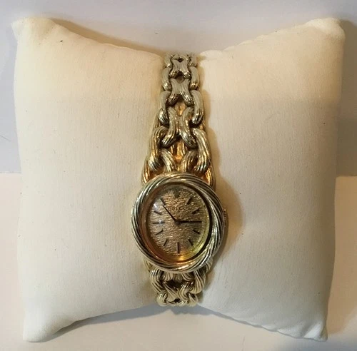 RARE 1960s? Vintage Rolex 14k Yellow Gold Ladies Bracelet Watch 6"