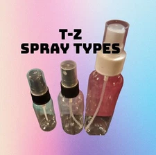 HIGH QUALITY Body Oil SPRAYS (Scents R-Z)