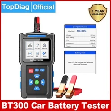 Topdiag BT300 Automative Battery Load Tester 20-2000CCA Battery Analyzer 12V/24V