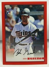 Zack Granite 2018 Topps On Demand Rookie Year in Review RC - RED #d 1/25 - TWINS