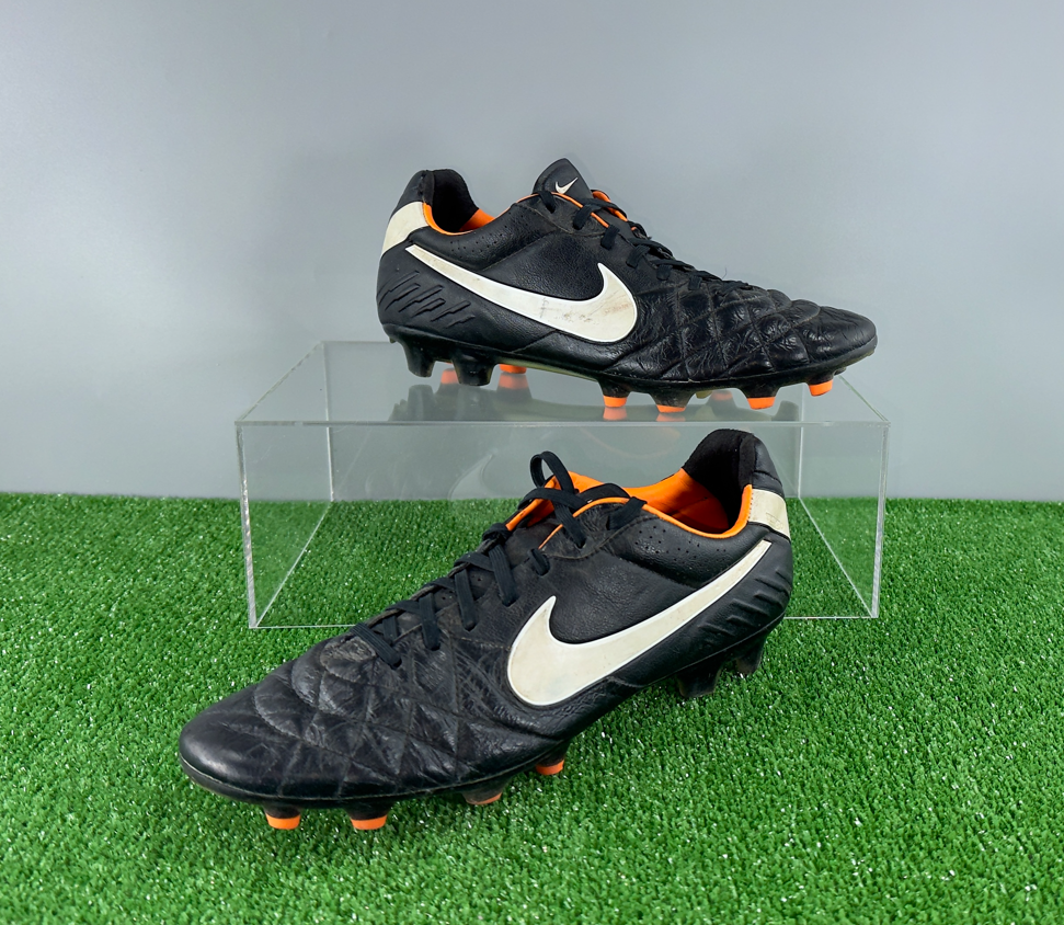 Nike Tiempo Legend IV FG 454316-018 Elite US8 UK7 Black boots