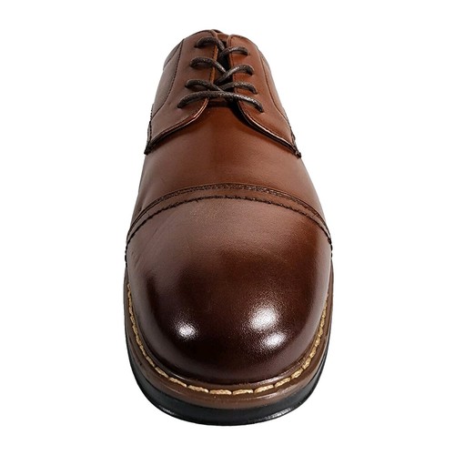 Puntera para hombre Nunn Bush, Centro Flex Oxford 84984-221 cuero marrón talla 10,5 - Imagen 15 de 24