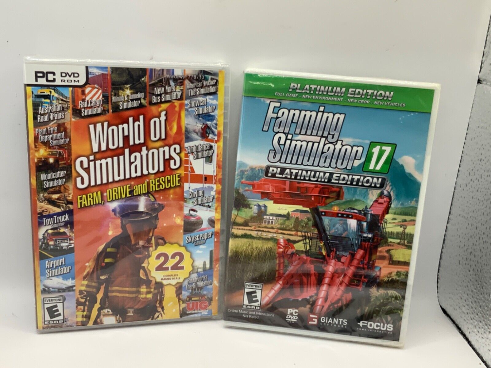 World of Simulators: Ultimate Edition 20 Video Games PC agriculture mining  bus