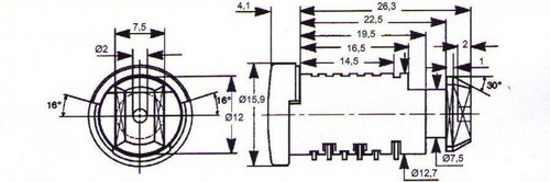 THULE N-CODED LOCK BARREL CORE - passend für Thule Karrite & Halfords - Bild 38 von 200