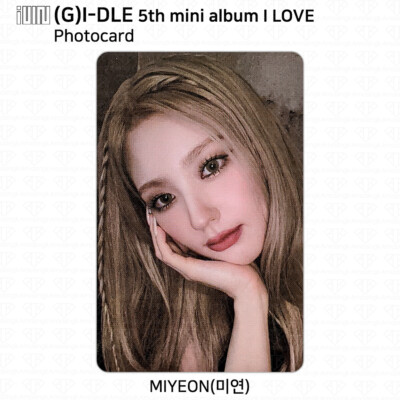 G)I-DLE G-IDLE IDLE 5th Mini Album I Love Official Photocard