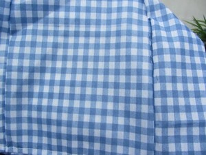 Blue Gingham  Appliance DUST Cover   Can Opener or Juicer   RARE Size   LAST ONE