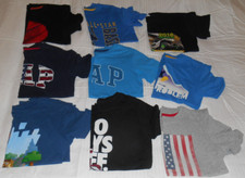 BUNDLE LOT 9 DESIGNER GAPKIDS GRAPHIC SHIRTS TOPS BOYS CLOTHES MEDIUM 8