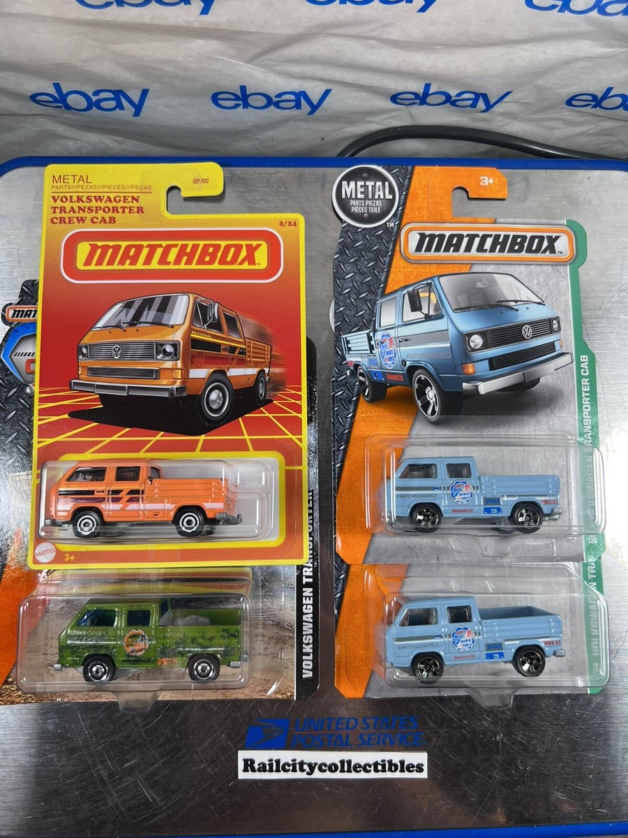 Matchbox 2016 MBX Explorers Die-Cast Car - Volkswagen Transporter Cab 1:64 Scale Model (95/125) - View #6