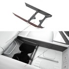 Matte Wood Grain Front Cup Holder Cover Trim For Hyundai Santa FE MX5 2024-2026