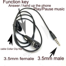 Universal 3.5mm Stereo Headset Earphones socket mic for phone iphone samsung ..