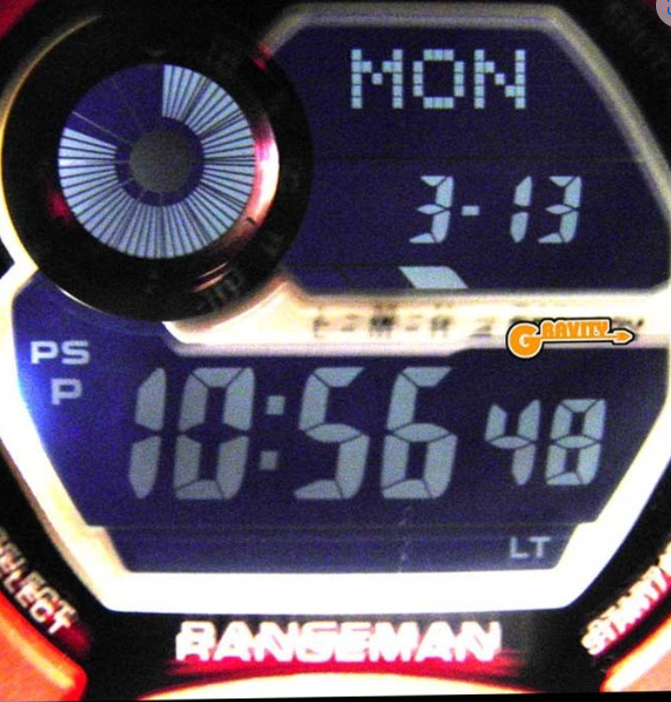 Casio G-shock Gw-9400rd-4 Red Rangeman 3410 Mod Solar Atomic
