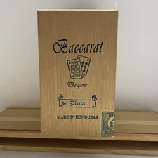 Baccarat the game by Eiroa box card wooden