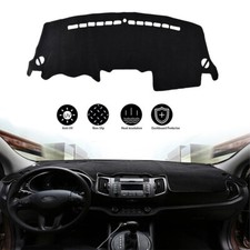Custom For Kia Sportage R 2011-2015 Car Dashboard Dash Mat Pad Sun Cover Black