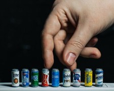 Miniature Beer Can Accessory for Legends, Mez...