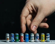 Miniature Beer Can Accessory for Legends, Mezco, NECA Action Figure/Dollhouse