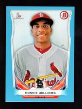 2014 BOWMAN BLUE DP74 RONNIE WILLIAMS RC 105/399 ST. LOUIS CARDINALS