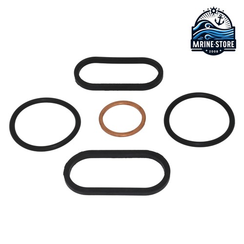 Oil Cooler O-Ring Seal Kit for Volvo Penta 30 31 40 41 42 43 44 300 Engine 22149 - Imagen 8 de 8